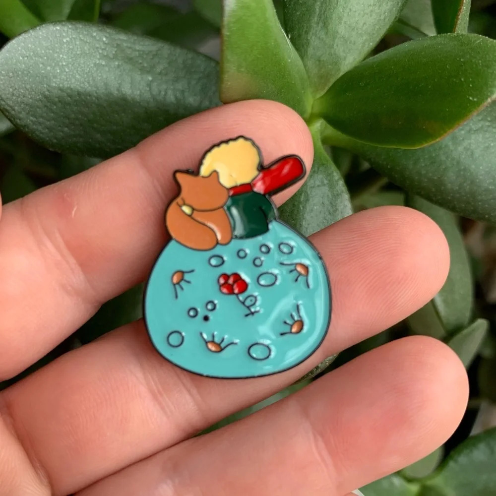 Brand new The Little Prince inspired enamel pin